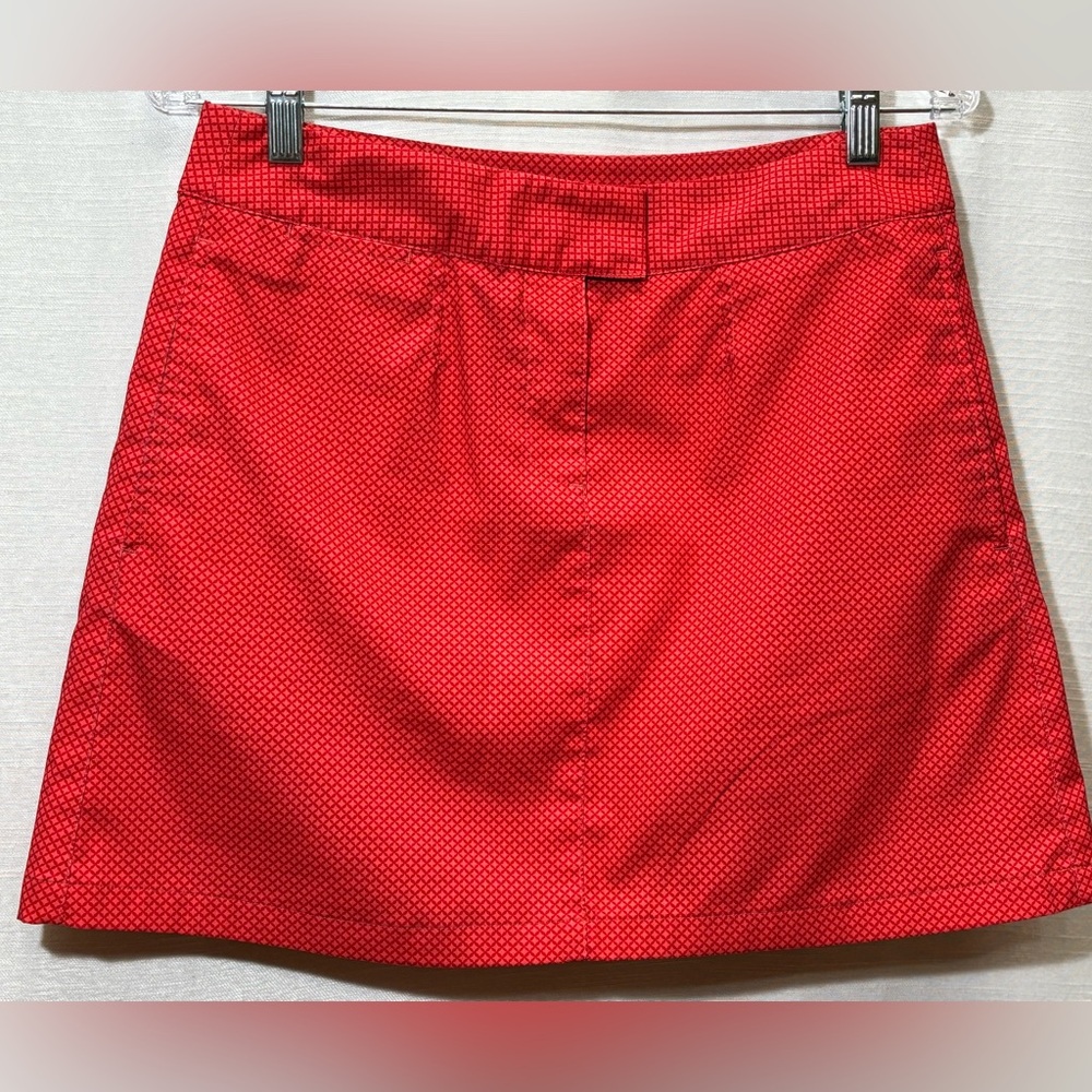 Puma Red Micro-Pattern Women's Skort